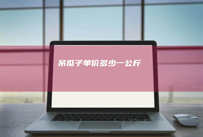 吊瓜子单价多少一公斤